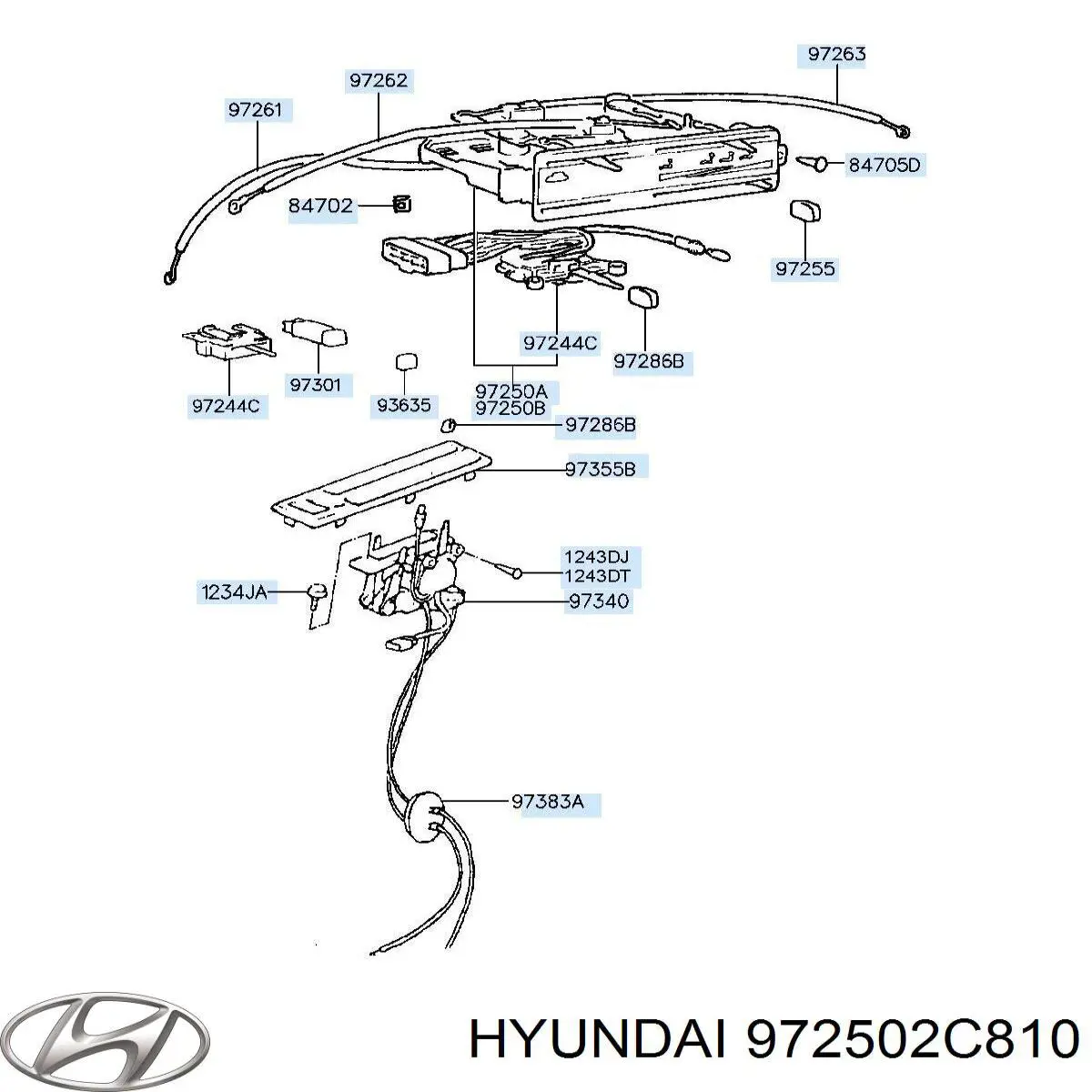  Hyundai/Kia 972502C810