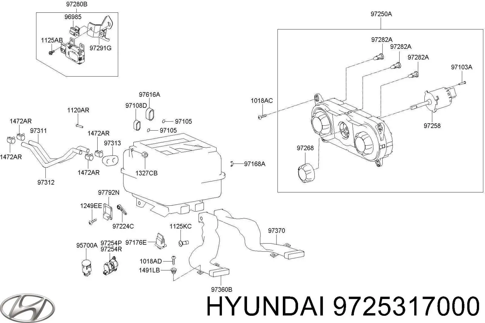  Hyundai/Kia 9725317000 цена, от 4.63 USD