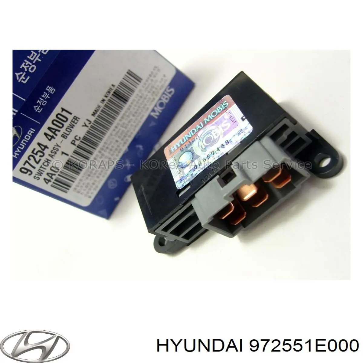 Блок управления режимами отопления/кондиционирования на Hyundai Accent MC