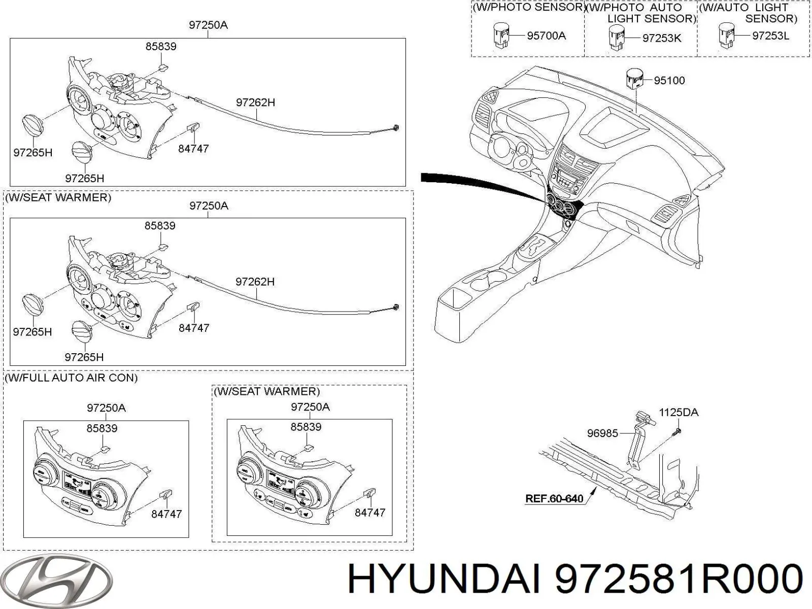 972581R000 Hyundai/Kia 