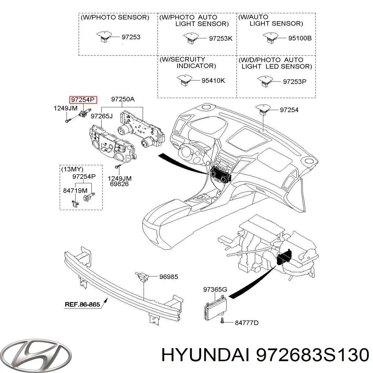  972683S130 Hyundai/Kia