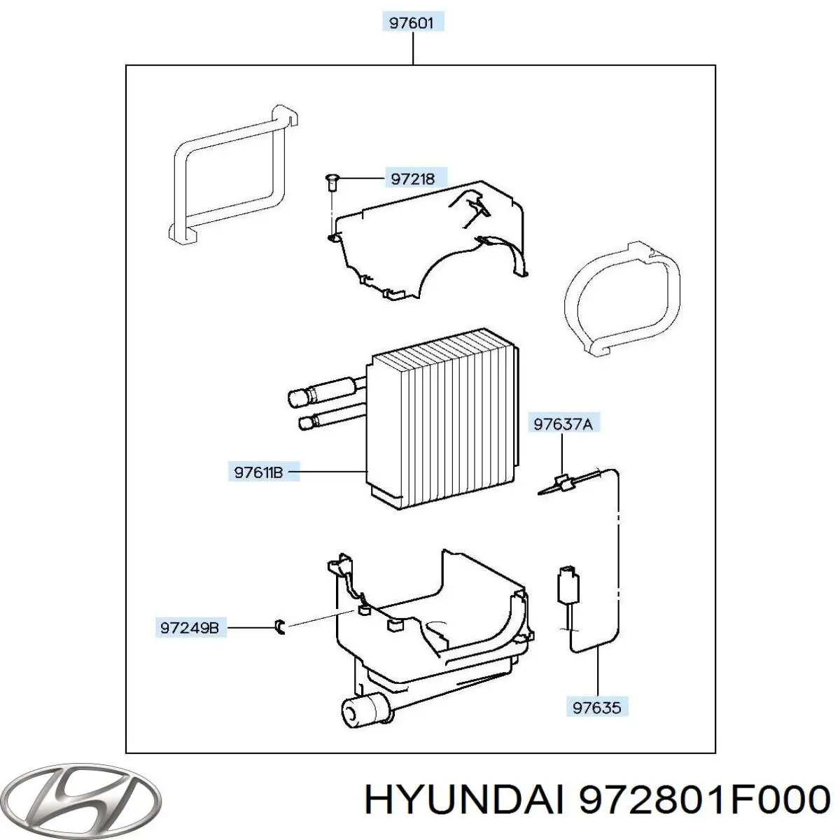 Купить 972801F000 Hyundai/Kia Датчик загрязнения воздуха
