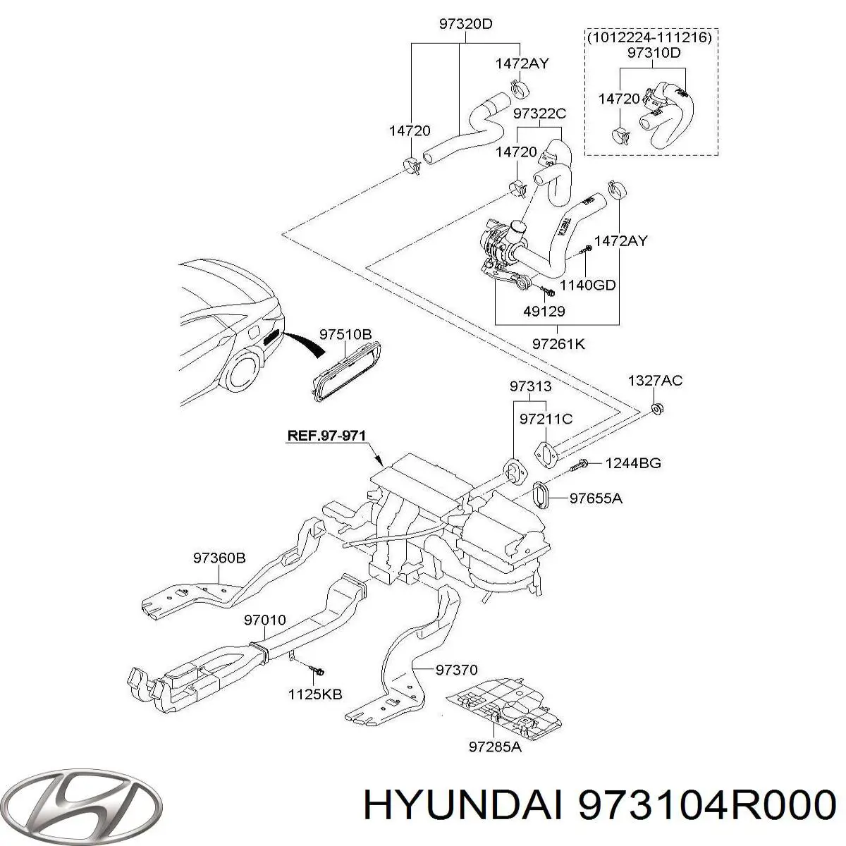  973104R000 Hyundai/Kia