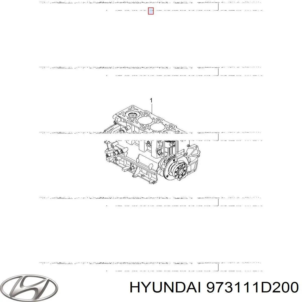 Купить 973111D200 Hyundai/Kia 