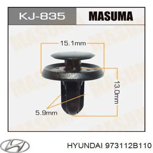 Купить 973112B110 Hyundai/Kia 