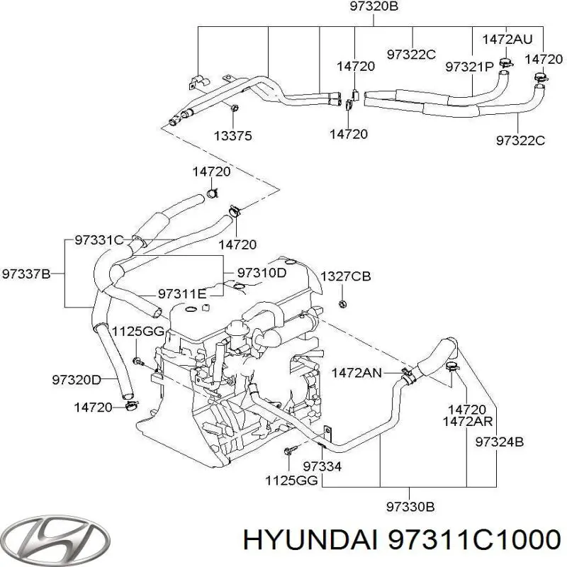 97311C1000 Hyundai/Kia 