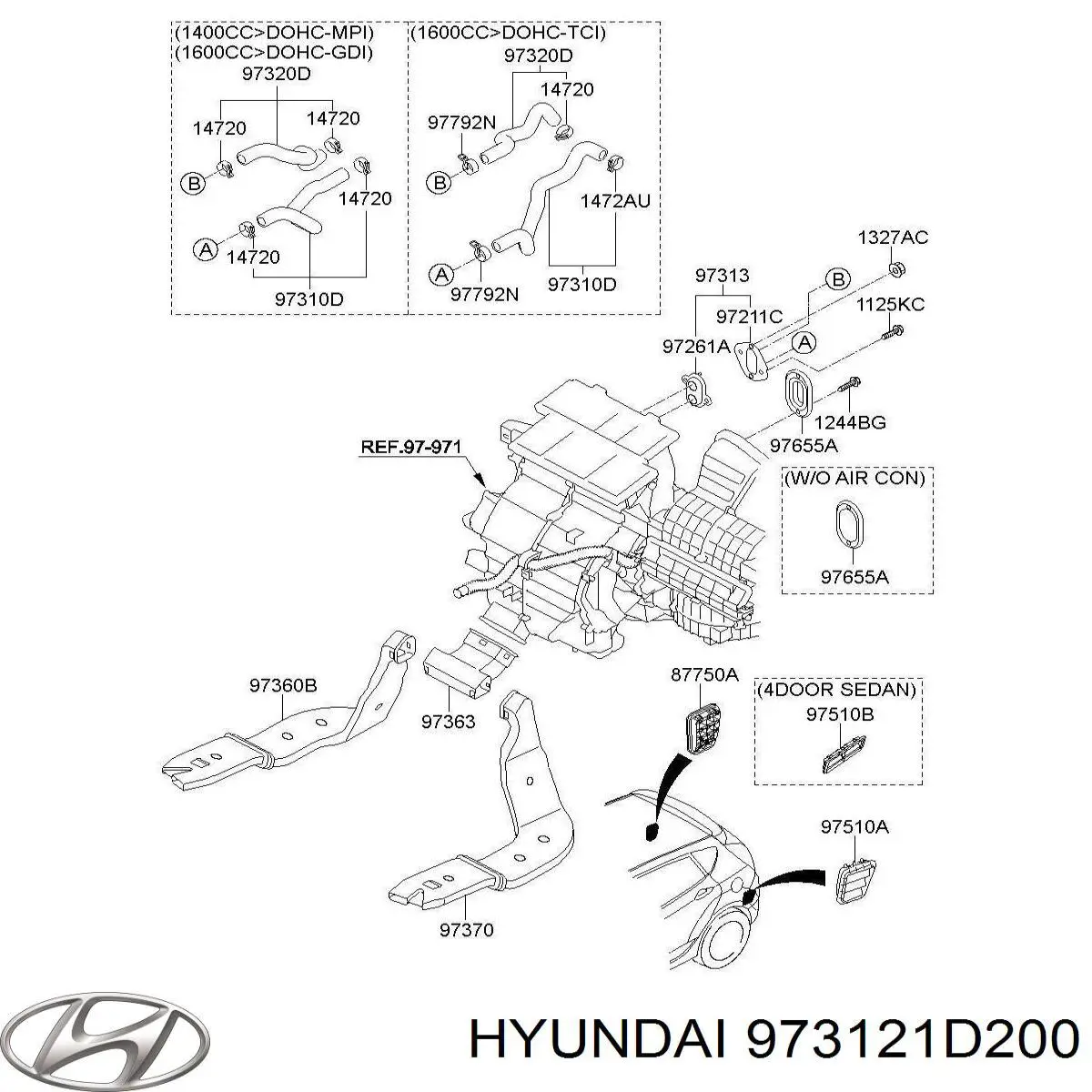  973121D200 Hyundai/Kia