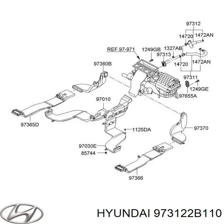  973122B110 Hyundai/Kia