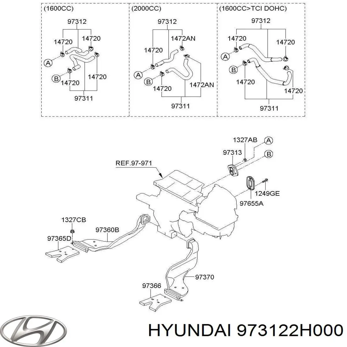  973122H000 Hyundai/Kia