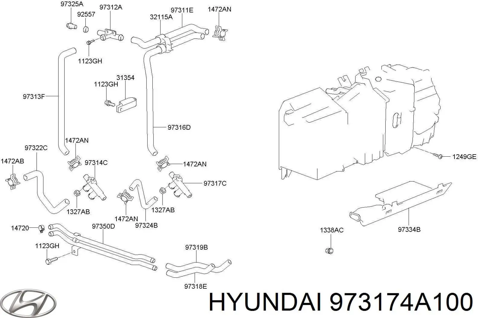  973114A000 Hyundai/Kia