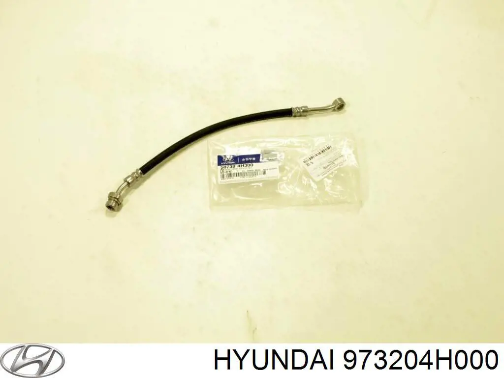 973204H000 Hyundai/Kia Патрубок отопителя, обратка