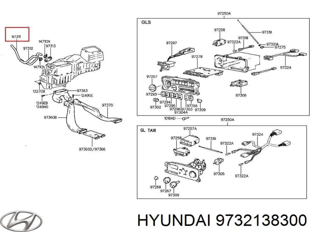 Патрубок отопителя Hyundai/Kia 9732138300 цена, от 6.33 USD
