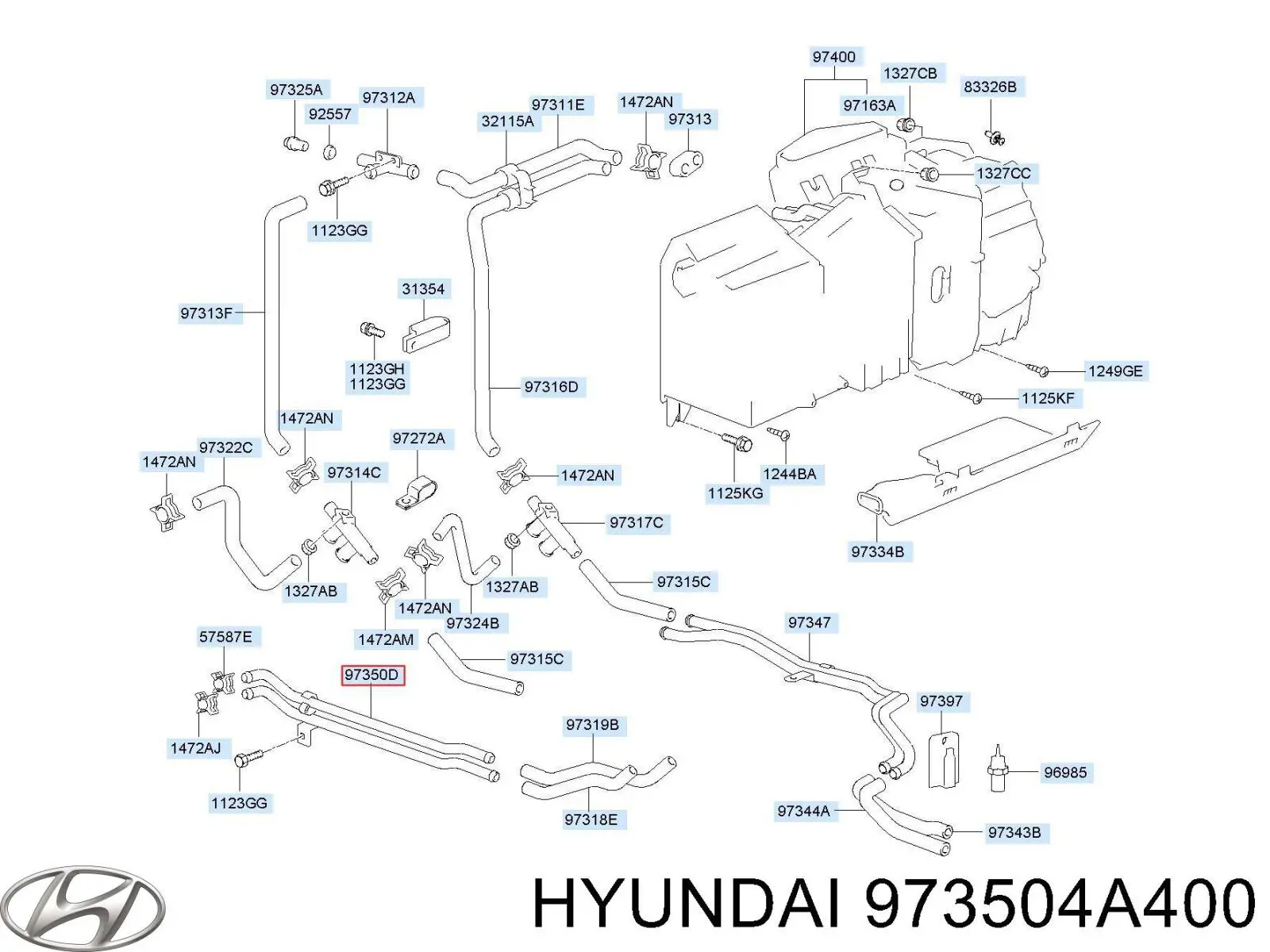  973504A400 Hyundai/Kia