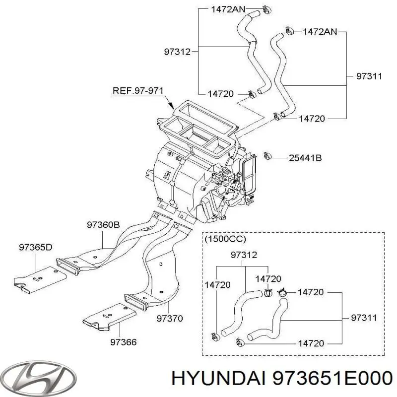 973651E000 Hyundai/Kia 