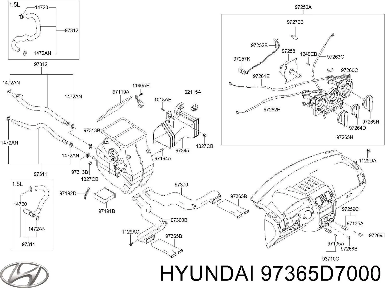 97365D7000 Hyundai/Kia 