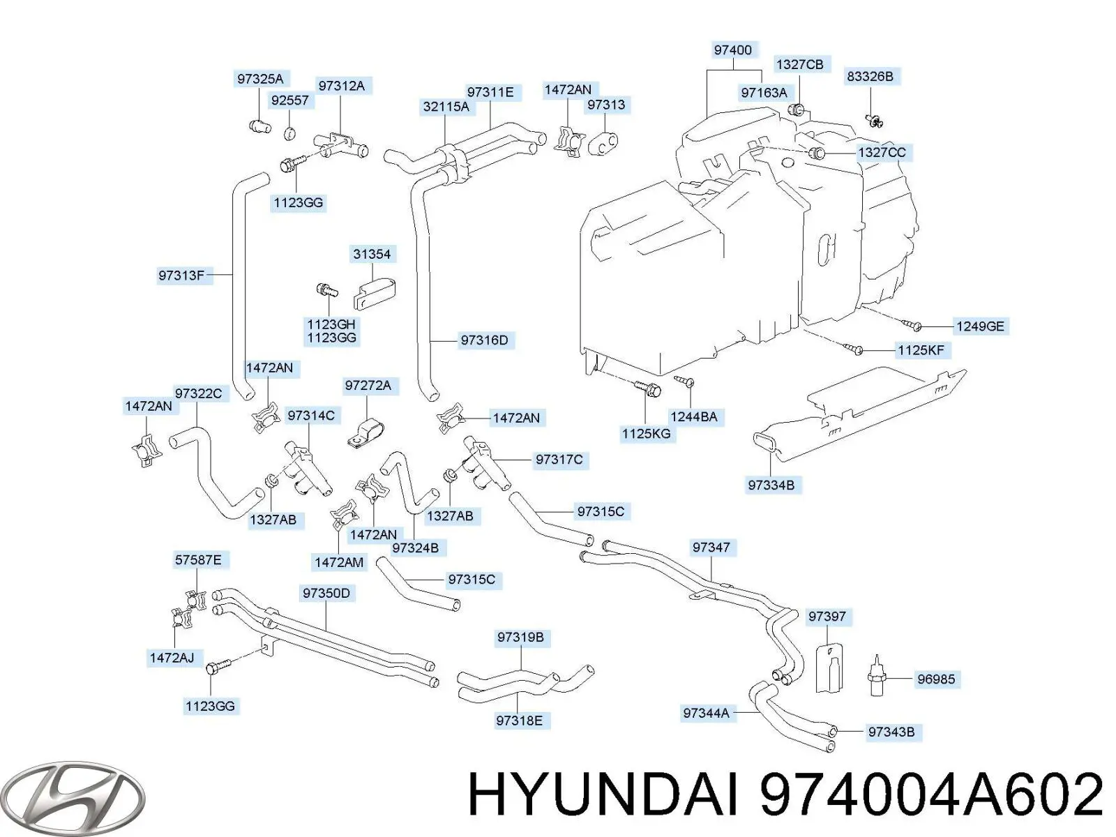  974004A602 Hyundai/Kia