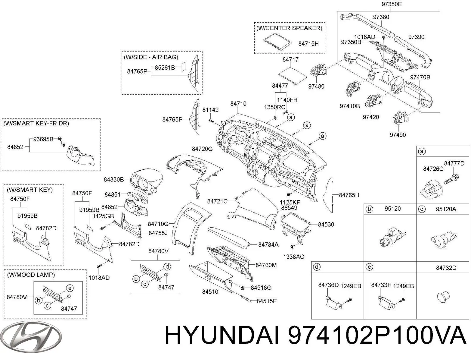  Hyundai/Kia 974102P100VA цена, от 11.40 USD