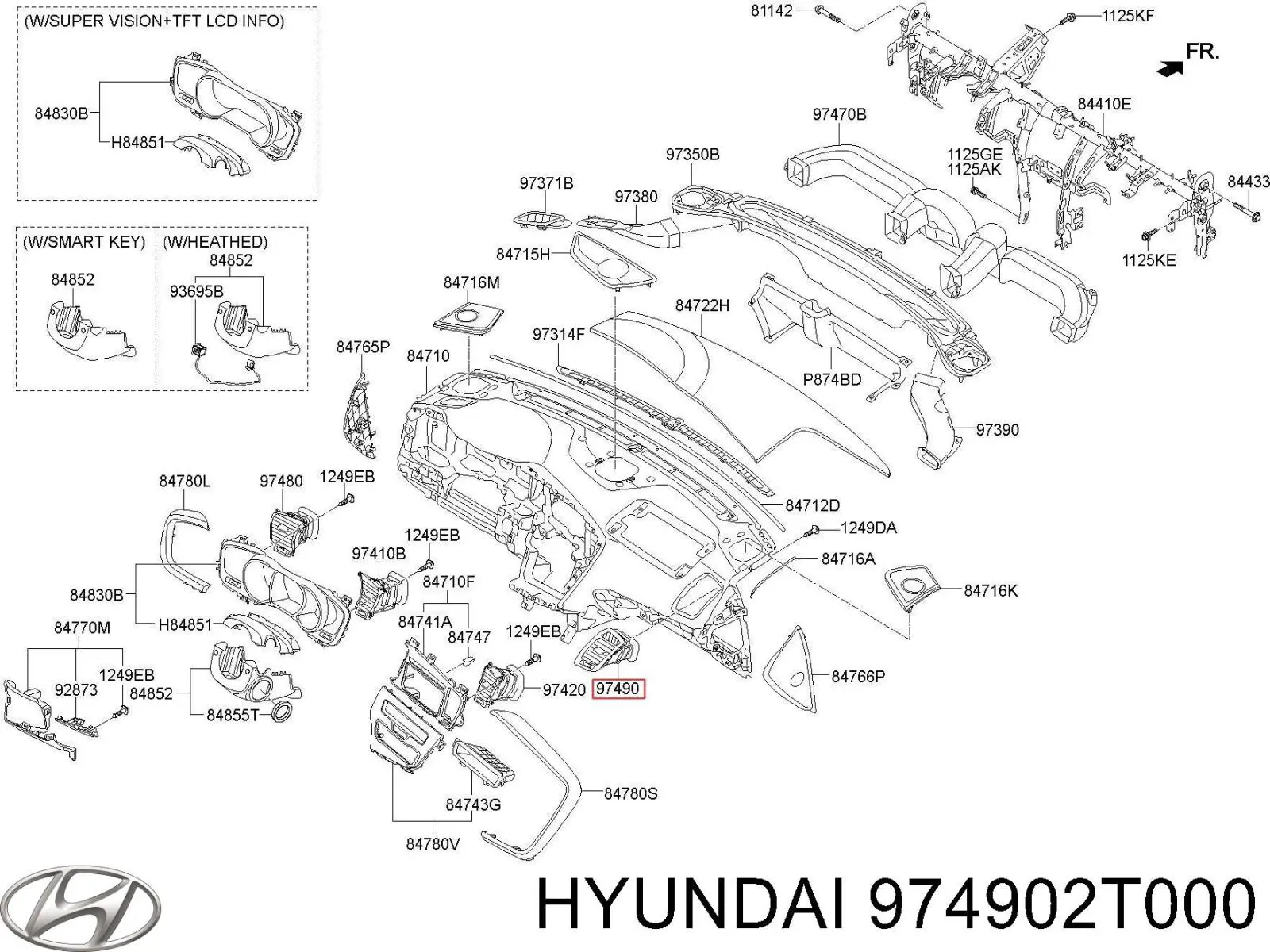  Hyundai/Kia 974902T000 цена, от 12.67 USD