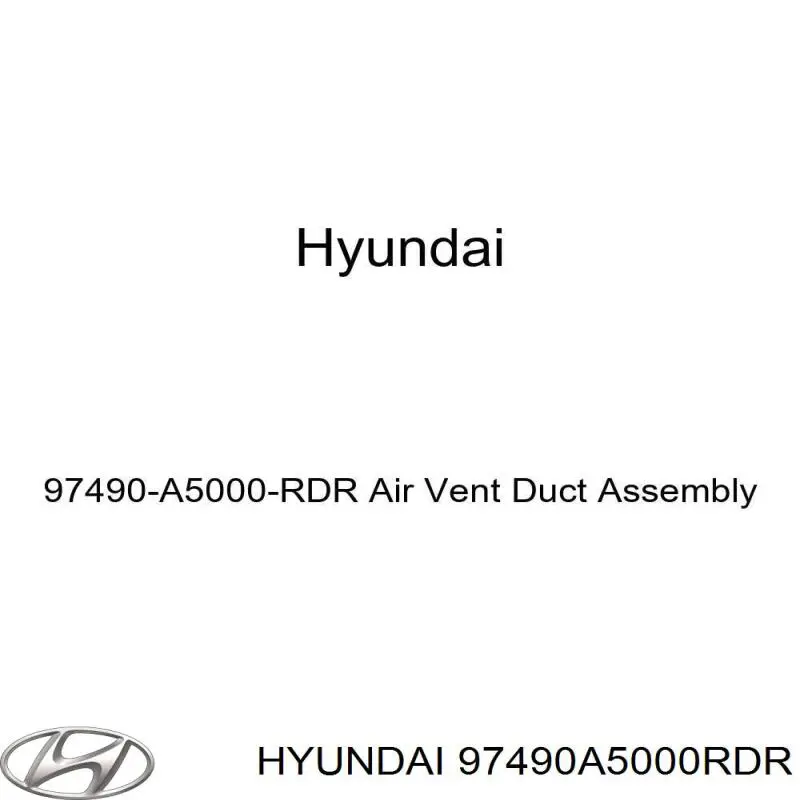 97490A5000RDR Hyundai/Kia 