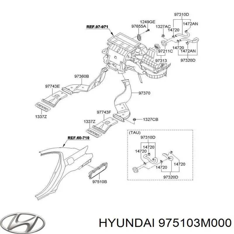  Hyundai/Kia 975103M000 цена, от 6.36 USD
