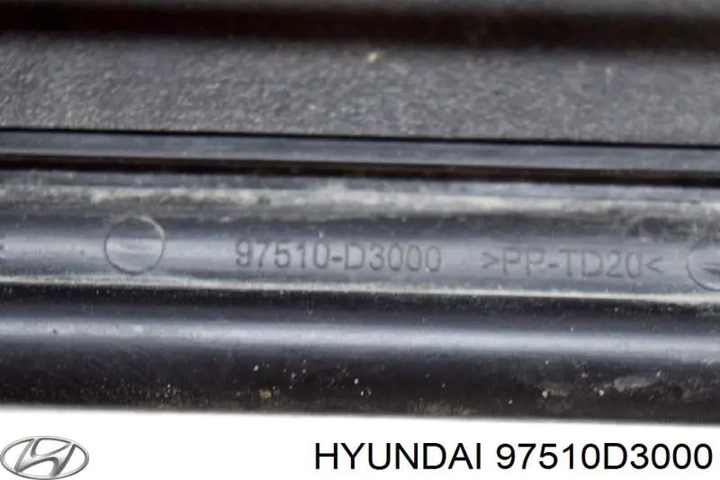 Решетка вентиляции салона задняя правая 97510D3000 Hyundai/Kia