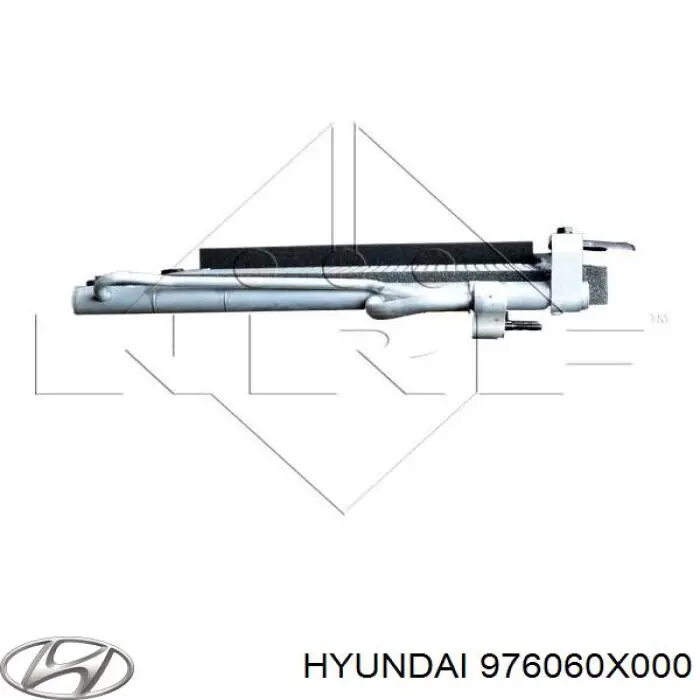 Радиатор охлаждения кондиционера Hyundai/Kia 976060X000