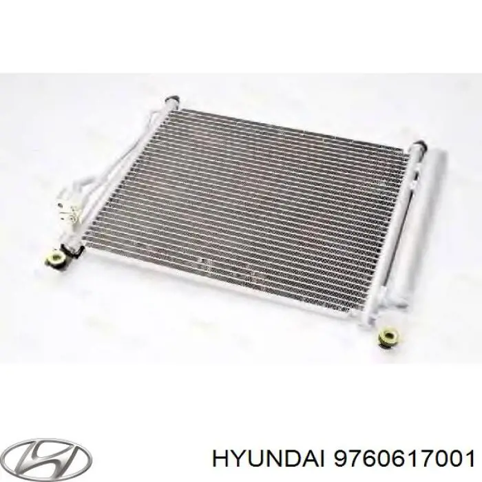 Купить 9760617001 Hyundai/Kia Радиатор системы охлаждения кондиционера