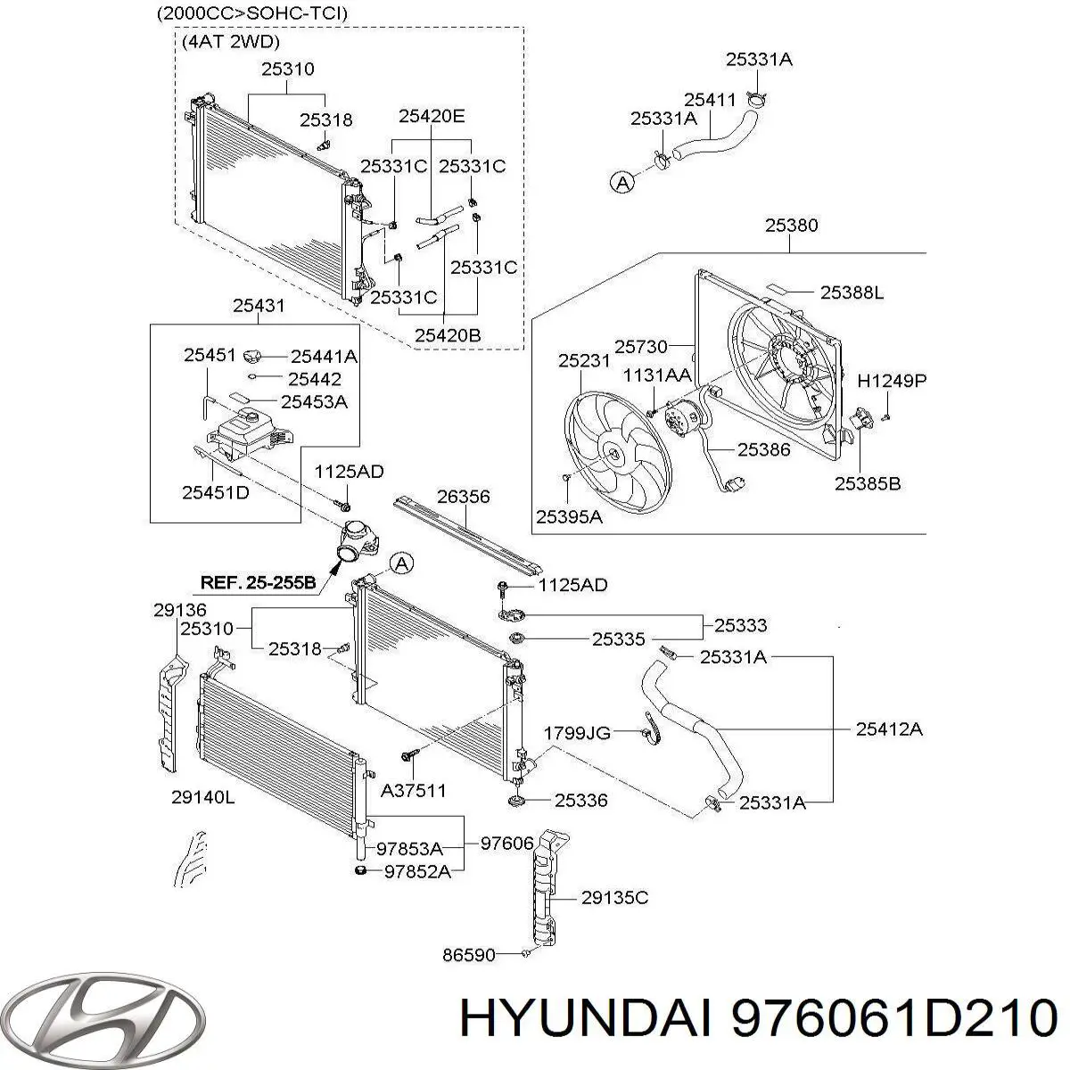 Конденсатор кондиционера Hyundai/Kia 976061D210 цена, от 160.35 USD
