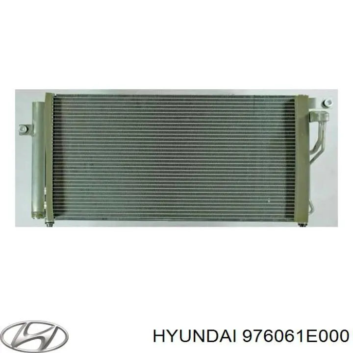 Радиатор охлаждения кондиционера Hyundai/Kia 976061E000