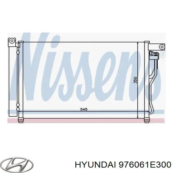 Купить 976061E300 Hyundai/Kia Радиатор системы охлаждения кондиционера