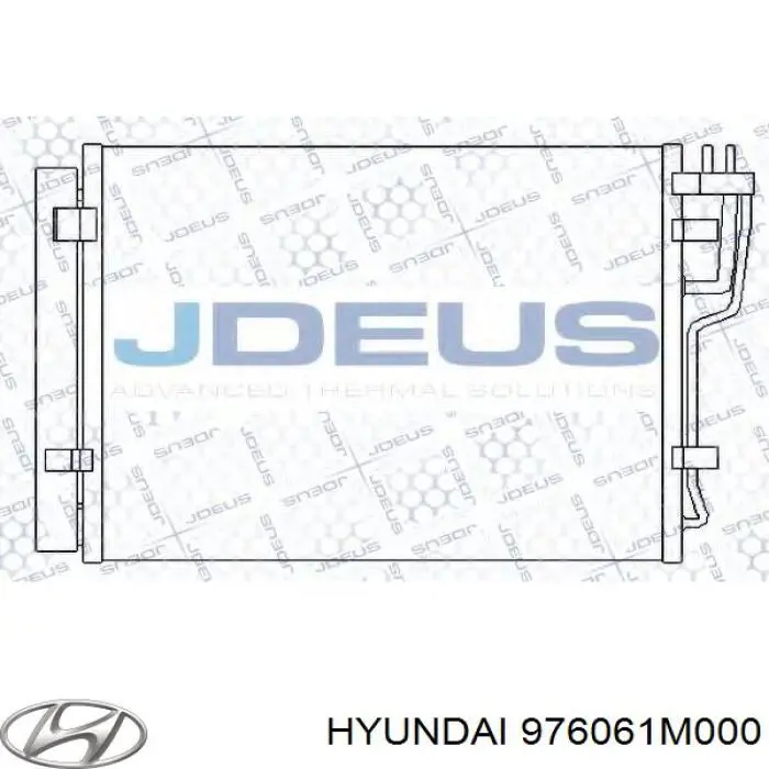 976061M000 Hyundai/Kia Конденсатор