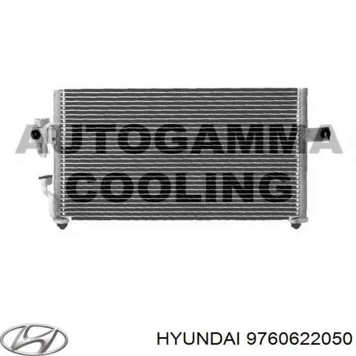 9760622050 Hyundai/Kia радиатор кондиционера