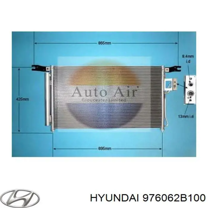 Конденсатор кондиционера Hyundai/Kia 976062B100 цена, от 79.57 USD