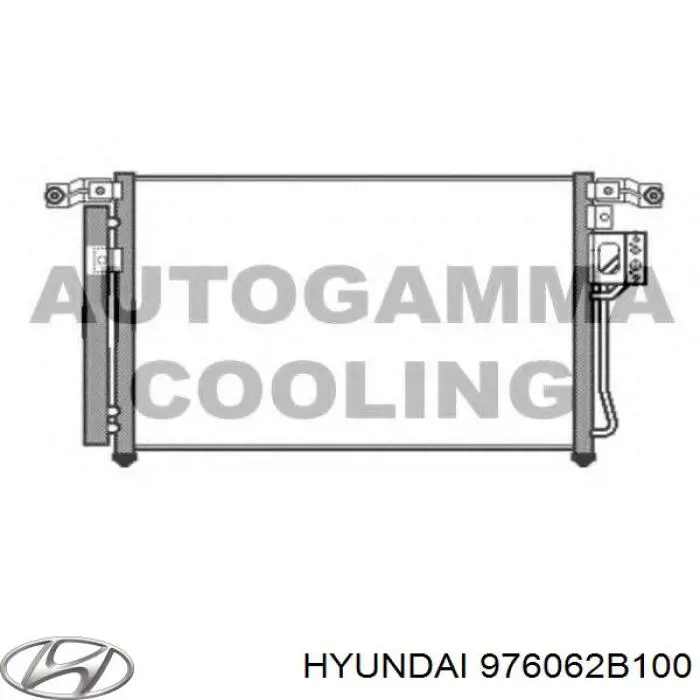 Купить 976062B100 Hyundai/Kia Радиатор системы охлаждения кондиционера
