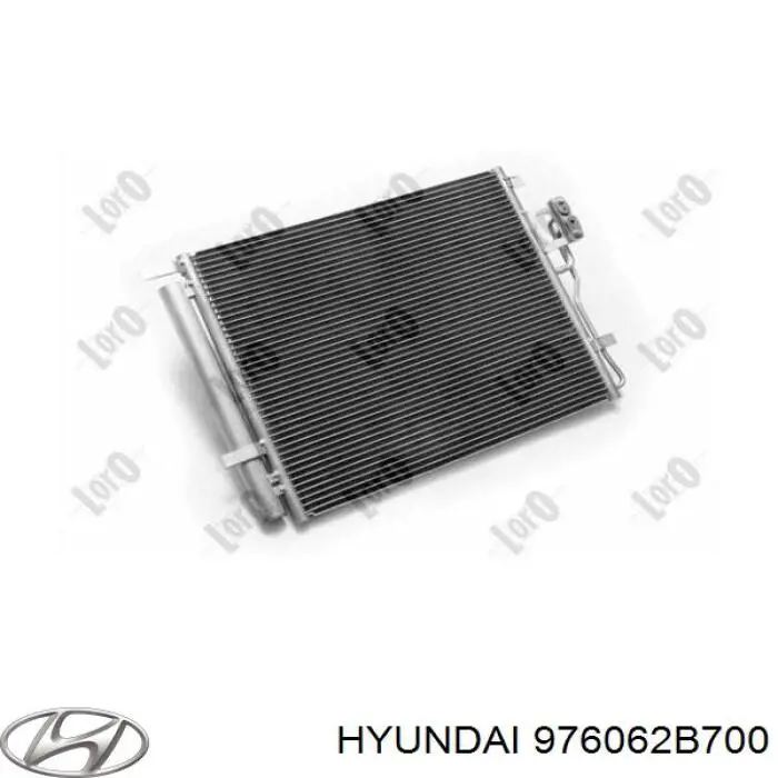 Радиатор кондиционера 976062B700 Hyundai/Kia