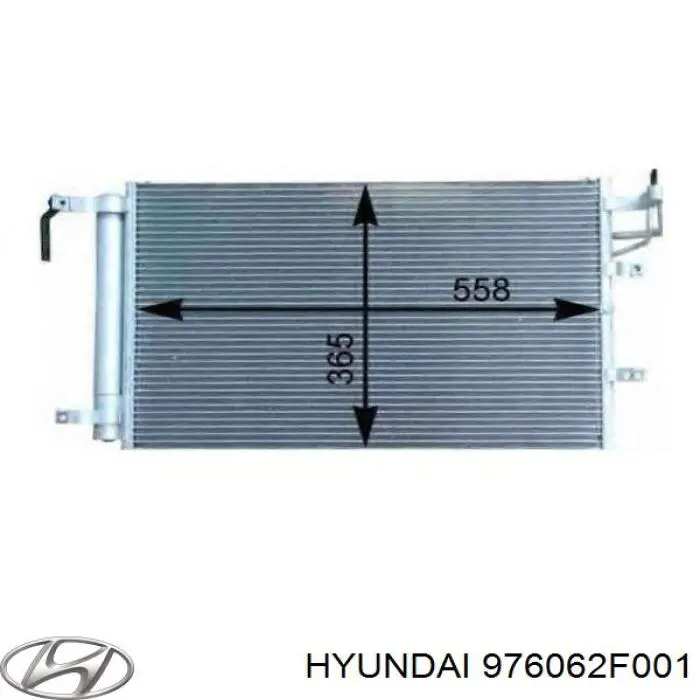 976062F001 Hyundai/Kia радиатор кондиционера