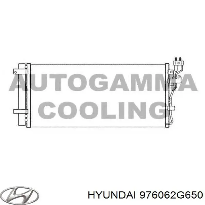 Конденсатор кондиционера Hyundai/Kia 976062G650 цена, от 161.88 USD