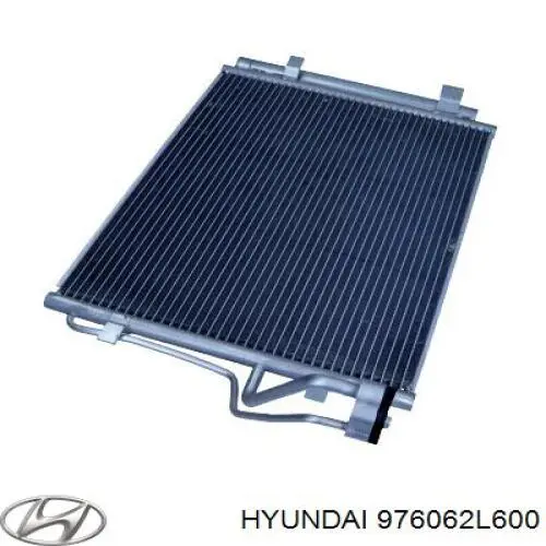 Радиатор охлаждения кондиционера Hyundai/Kia 976062L600