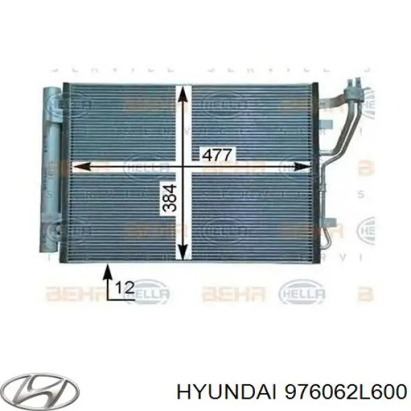 Condensador aire acondicionado 976062L600 Hyundai/Kia