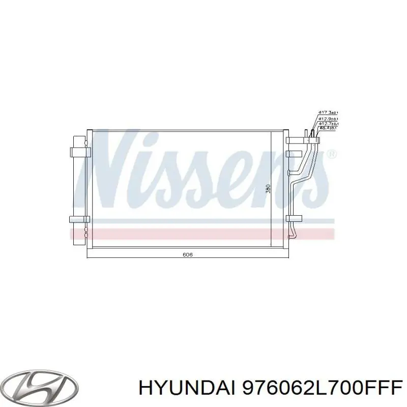 976062L700FFF Hyundai/Kia Конденсатор