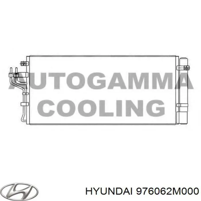 Конденсатор кондиционера Hyundai/Kia 976062M000 цена, от 139.65 USD