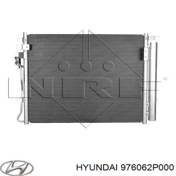 Радиатор охлаждения кондиционера Hyundai/Kia 976062P000