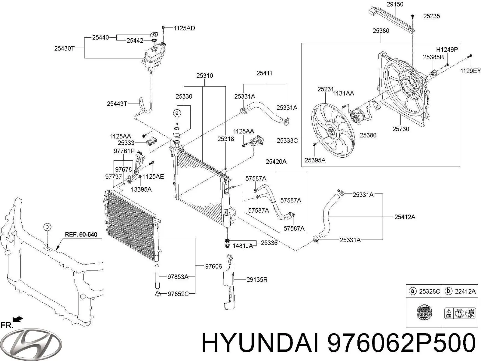 976062P500 Hyundai/Kia Конденсатор