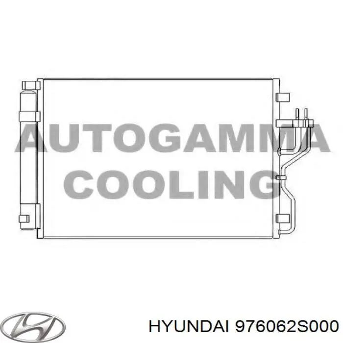 Конденсатор кондиционера Hyundai/Kia 976062S000 цена, от 71.50 USD