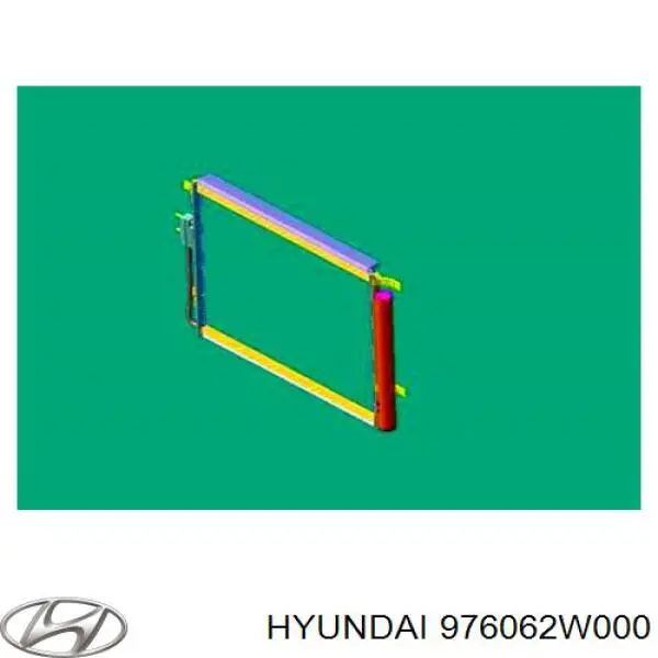 Купить 976062W000 Hyundai/Kia Радиатор системы охлаждения кондиционера