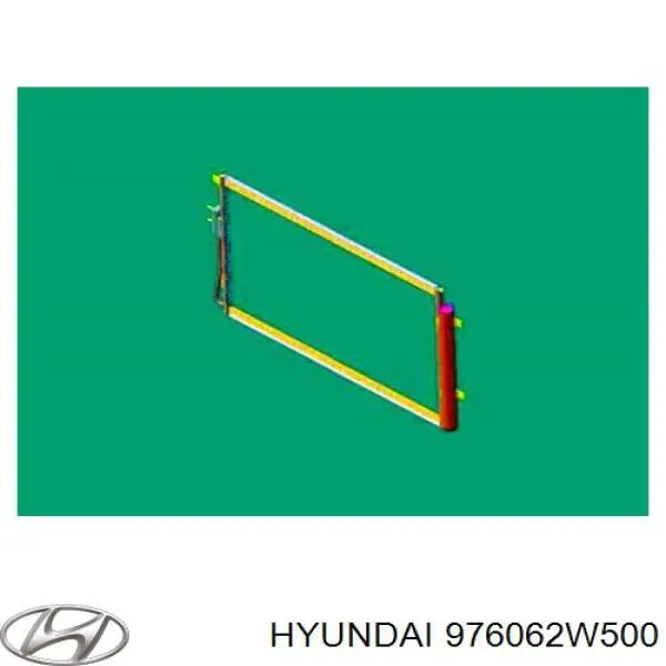 Купить 976062W500 Hyundai/Kia Радиатор системы охлаждения кондиционера