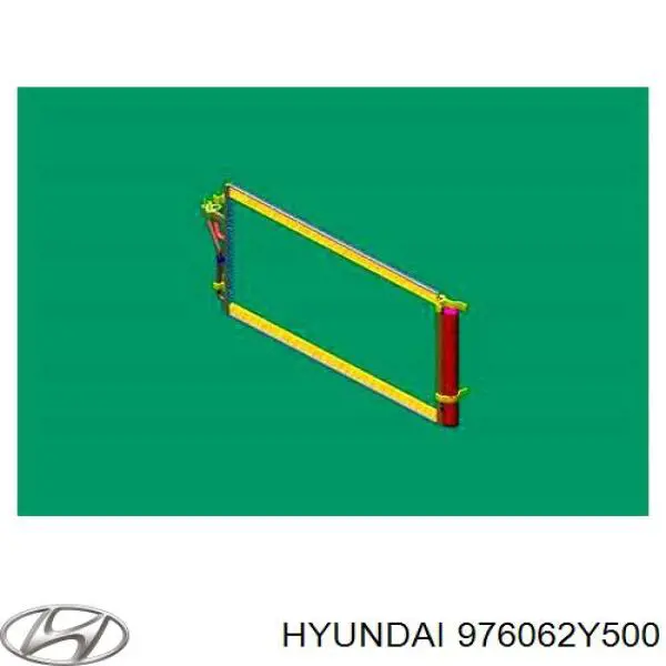 976062Y500 Hyundai/Kia радиатор кондиционера