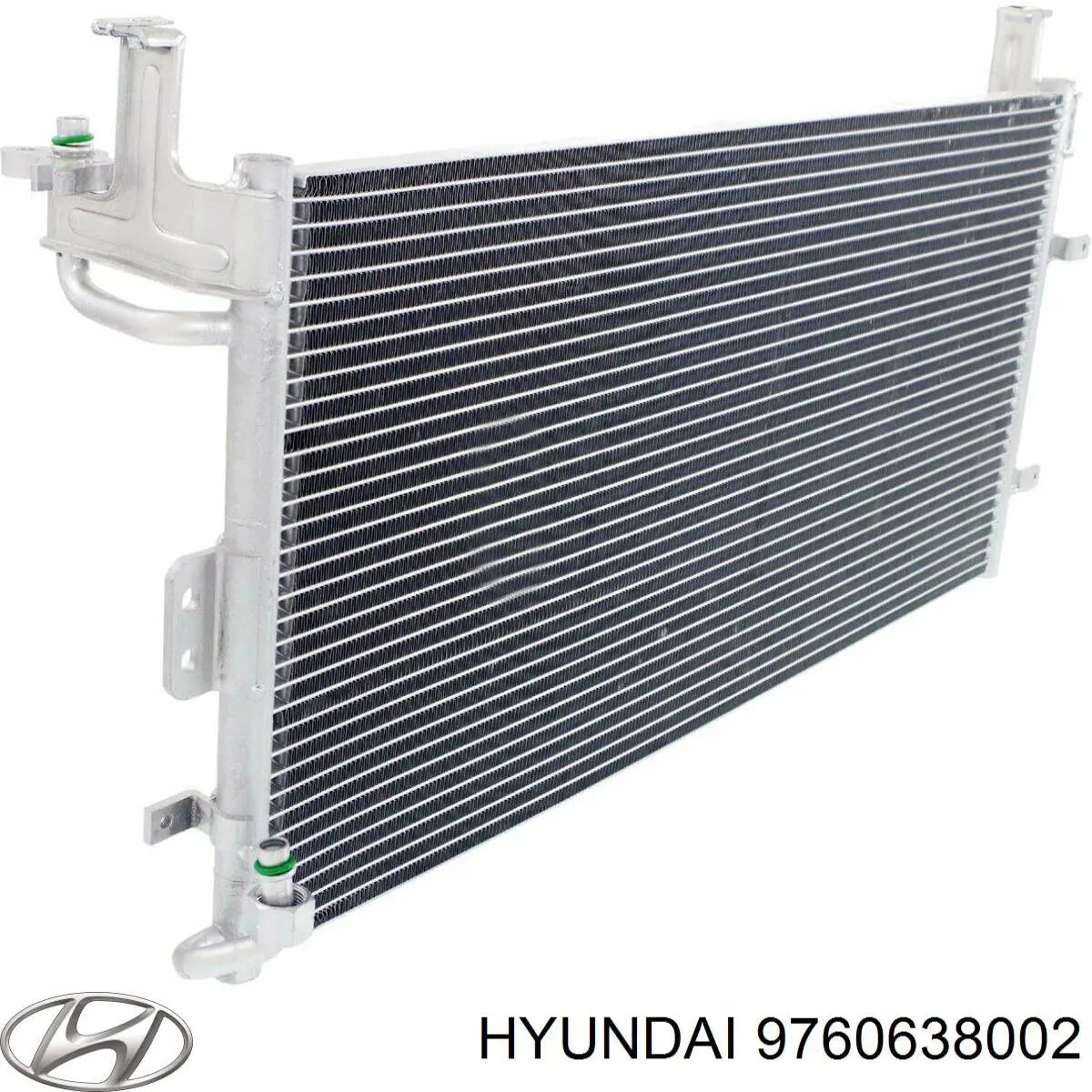 Radiador de aparelho de ar condicionado 9760638002 Hyundai/Kia
