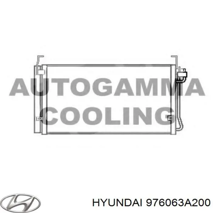 97606-3A200 Hyundai/Kia радиатор кондиционера