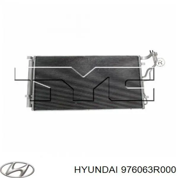 Радиатор охлаждения кондиционера Hyundai/Kia 976063R000